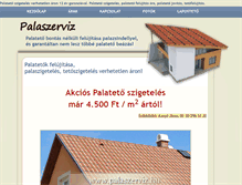 Tablet Screenshot of palaszerviz.hu